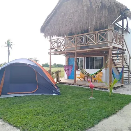 Camping Y Cabanas Chelem Exterior photo